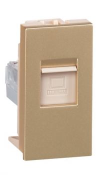 Legrand Ysalis 701142 45 Socket s With 1Module Champagne