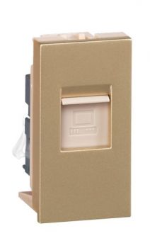 Legrand Ysalis 701144 45 Socket s With 1Module Champagne