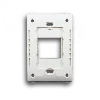 Legrand Ysalis 701170 2X4 Horizontal Support Frame For 1.5 Module Mechanisms White