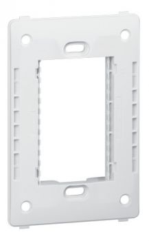 Legrand Ysalis 701172 2X4 Vertical Support Frame For 3Module Mechanisms White