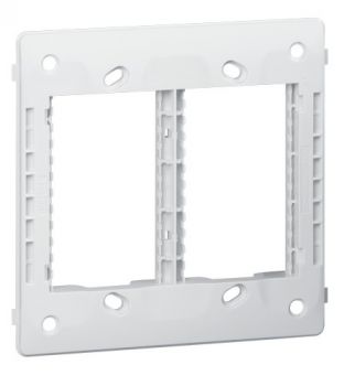 Legrand Ysalis 701174 4X4 Support Frame For 2 X 3Module Mechanisms White