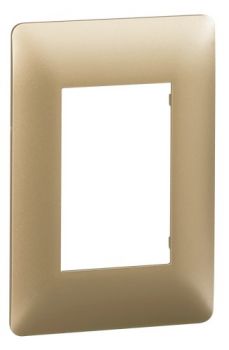 Legrand Ysalis 701187 2X4 Vertical Cover Plate For 3Module Mechanisms Champagne