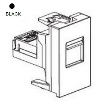 Legrand Ysalis 701342 45 Socket s With 1Module Black