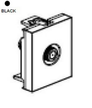 Legrand Ysalis 701351 F Type TV Socket s With 1.5 Module Black