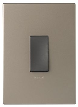 Legrand Arteor P1DSMCH 1Lever Bell / Dimmer Press 2X4 Champagne/Magnesium