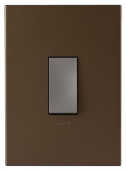 Legrand Arteor P1DSMDB 1Lever Bell / Dimmer Press 2X4 Dark Bronze