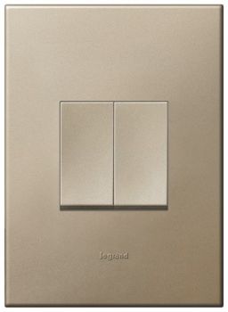 Legrand Arteor P2242CHCH 2Lever 2way Switch 2X4 Champagne