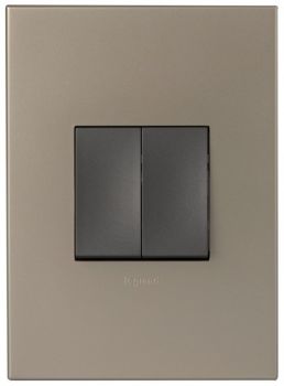Legrand Arteor P2242MCH 2Lever 2way Switch 2X4 Champagne/Magnesium