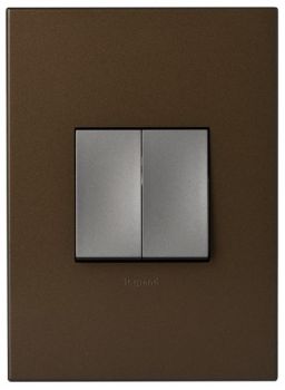 Legrand Arteor P2242MDB 2Lever 2way Switch 2X4 Dark Bronze