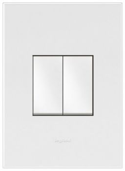 Legrand Arteor P2DSWWH 2Lever Bell / Dimmer Press 2X4 White