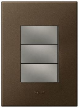 Legrand Arteor P324MDB 3Lever 1way Switch 2X4 Dark Bronze