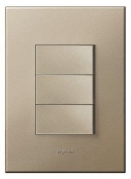 Legrand Arteor P3DSCHCH 3Lever Dimmer Press 1Way 2X4 Champagne