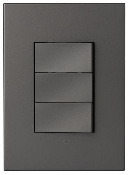 Legrand Arteor P3DSMM 3Lever Bell / Dimmer Press 2X4 Magnesium