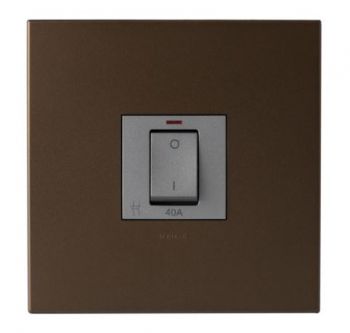 Legrand Arteor P40ALMDB 40 Amp Isolating Switch With Led 4X4 Dark Bronze