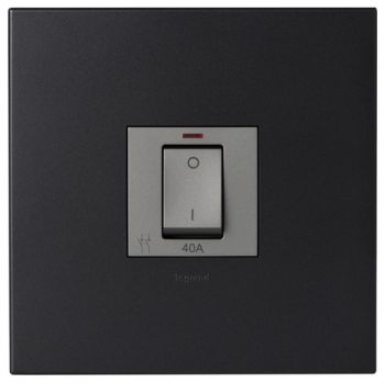 Legrand Arteor P40ALMGP 40 Amp Isolating Switch With Led 4X4 Graphite