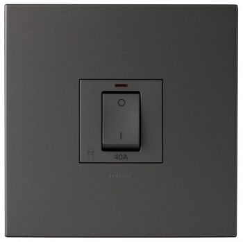 Legrand Arteor P40ALMM 40 Amp Isolating Switch With Led 4X4 Magnesium