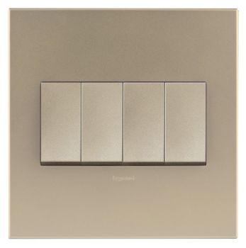 Legrand Arteor P444CHCH 4Lever 1way Switch 4X4 Champagne