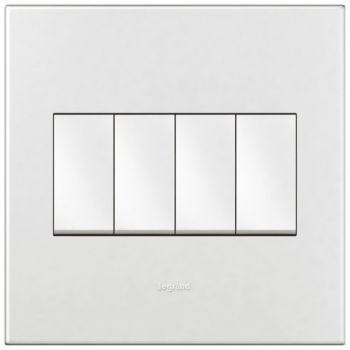 Legrand Arteor P444WWH 4Lever 1way Switch 4X4 White