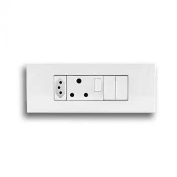 Legrand Arteor PA6MODSWHT 6Module Power Cluster And New Socket s With 2 Switches White