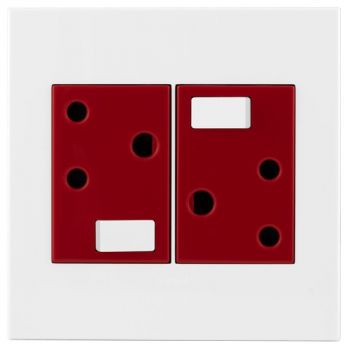 Legrand Arteor PDDED44WH Double Dedicated Socket 4X4 White