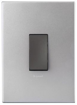 Legrand Arteor PIN124MSA Intermediate Switch 2X4 Soft Aluminium/Magnesium 