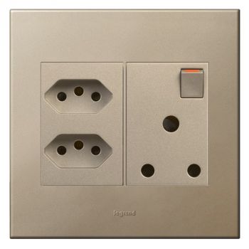 Legrand Arteor PMON44CHCH New Socket s Monobloc 4X4 Champagne