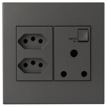 Legrand Arteor PMON44MM New Socket s Monobloc 4X4 Magnesium