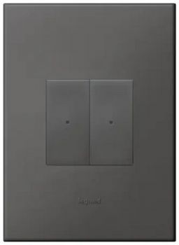 Legrand PN224MM Arteor with Netatmo 2 lever Connected Light Switch Magnesium