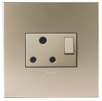 Legrand Arteor PS44CHCH Single Socket 4X4 Champagne