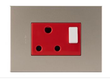 Legrand Arteor PSDED24CH Single Dedicated Socket 2X4 Champagne