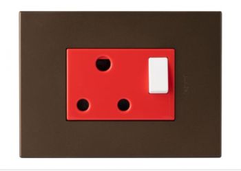 Legrand Arteor PSDED24DB Single Dedicated Socket 2X4 Dark Bronze