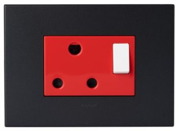 Legrand Arteor PSDED24GP Single Dedicated Socket 2X4 Graphite