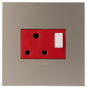 Legrand Arteor PSDED44CH Single Dedicated Socket 4X4 Champagne