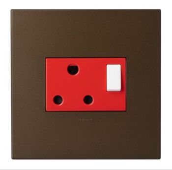Legrand Arteor PSDED44DB Single Dedicated Socket 4X4 Dark Bronze