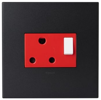 Legrand Arteor PSDED44GP Single Dedicated Socket 4X4 Graphite