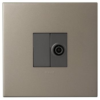 Legrand Arteor PSTV44MCH Television Socket 4X4 Champagne/Magnesium