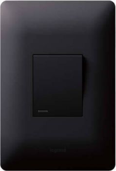 Legrand Ysalis PY1224BLK 1Lever Switch 2way 4X2 Black