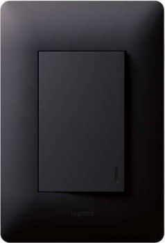 Legrand Ysalis PY124BLKL 1Lever Switch Large Rocker 4X2 Black