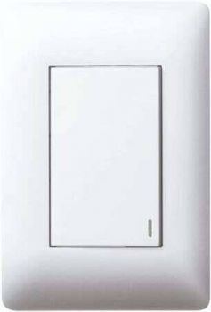 Legrand Ysalis PY124WHTL 1Lever Switch Large Rocker 4X2 White