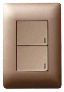 Legrand Ysalis PY2224CHA 2Lever Switch 2way 4X2 Champagne