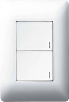 Legrand Ysalis PY2224WHT 2Lever Switch 2way 4X2 White