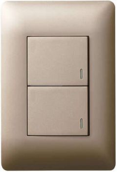 Legrand Ysalis PY224CHA 2Lever Switch 4X2 Champagne