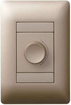 Legrand Ysalis PYD124CHA 1Lever Rotary Dimmer Switch 4X2 Champagne