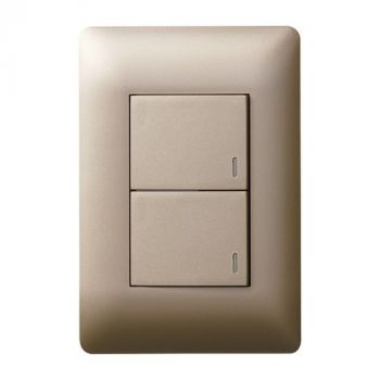 Legrand Ysalis PYDP124CHA Dimmer Press +1L 1Way 4X2 Champagne
