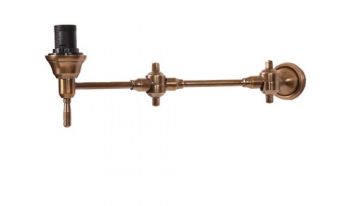 Mabibuch MP30995 Swing S Is Industrial Swing-Arm Wall Light Antique Brass