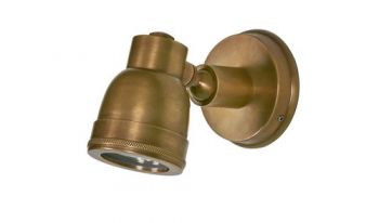 Mabibuch MP31119 Indigo Swirl Wall Lamp Antique Brass