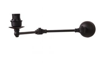 Mabibuch MP31878 Portland Industrial Swing-Arm Wall Light In Antique Black