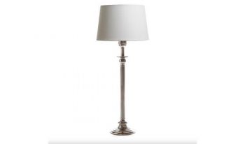 Mabibuch MP50351 Chelsea Table lamp Antique Silver Lamp Shade Excluded