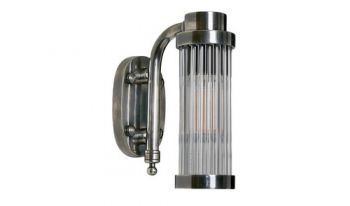 Mabibuch MP52260 Milo Signature Arcylic Tube Wall Lamp Antique Silver