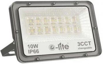 Olite 3CCT-OFBN-10 10W Grey Flood Light 3CCT-2,5KV Sp 1000LM